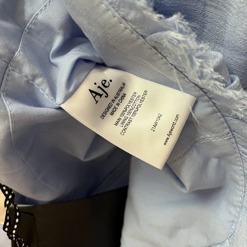 Aje Light Blue Off-Shoulder Top - Picture 8 of 10
